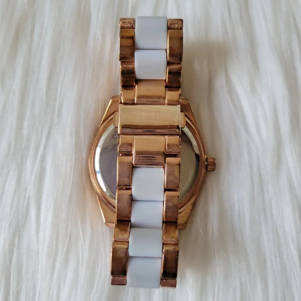 INC Floral Dial Fashion Watch